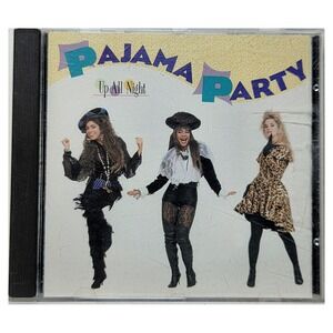 Up All Night Pajama Party CD 1989 Freestyle Dance Pop Atlantic Records Excellent